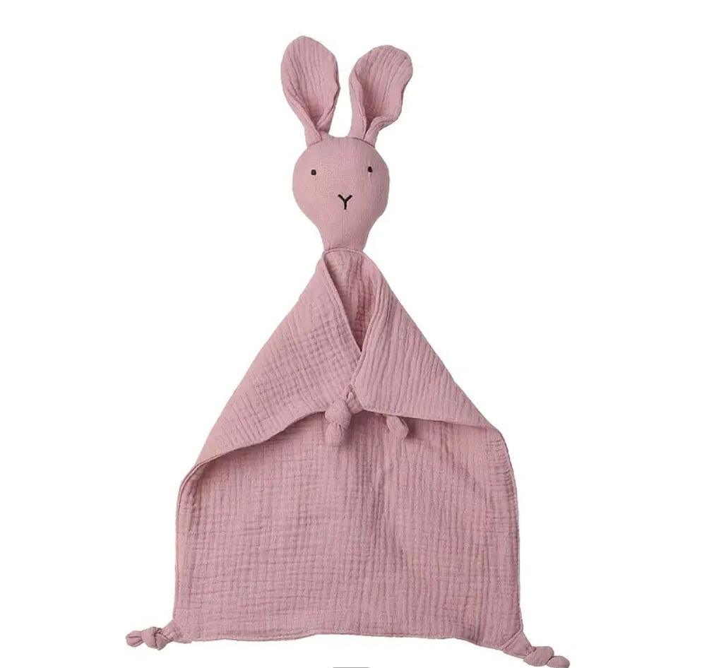 Babyschnullertuch, Hasenpuppe - Perfekt zum Beruhigen und Kuscheln!