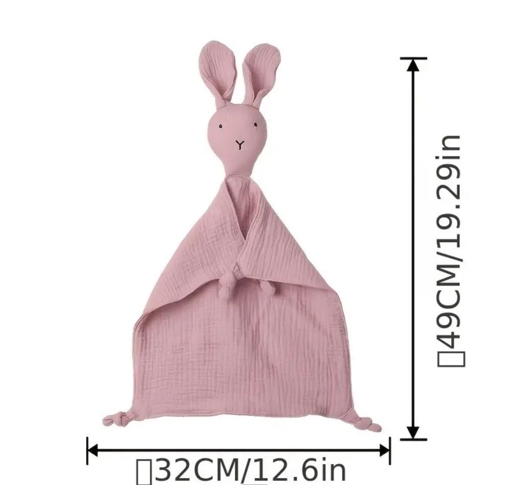Babyschnullertuch, Hasenpuppe - Perfekt zum Beruhigen und Kuscheln!