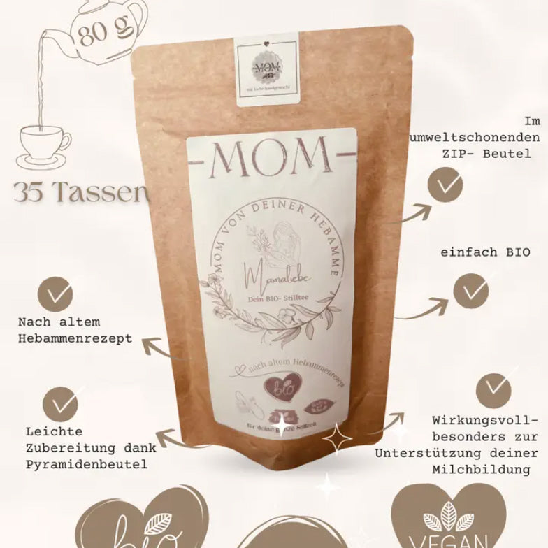 Mama Milch - MOM Tee - Bio-Stilltee zur Milchbildung